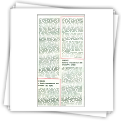 1974 personale Galleria Inquadrature 33 Firenze 