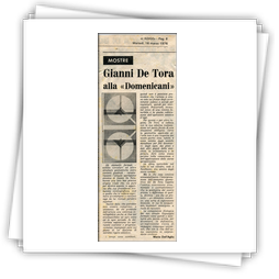 1976 personale Galleria Domenicani Bolzano documentazione dal 1al 10 marzo 1976