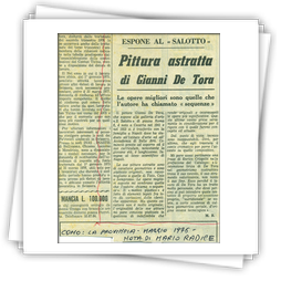 1976 personale Galleria Il Salotto di Como 