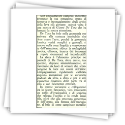 1974 personale Galleria Inquadrature 33 Firenze 