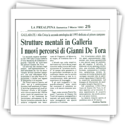 1993 personale antologica Museo Gallarate