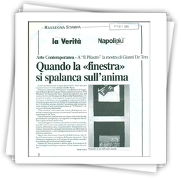 2003 personale Galleria Il Pilastro di S.M.Capua Vetere testo di G.Agnisola 