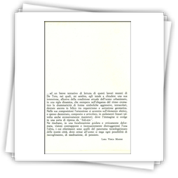 1974 personale Galleria Inquadrature 33 Firenze 
