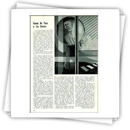 Articolo di Raffaele Riccardi apparso su Il Quadrante delle Arti nov 1971 x mostra personale alla Galleria La Parete di Caiafa a Napoli dal 8.20 nov,1971