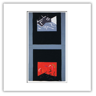ouverture 2-1992-cm.81x148-acrilici su carta intelata