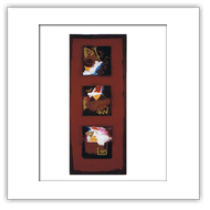 rosso pompeiano 2- 1985-cm 80x180-acrilici su tela rossa