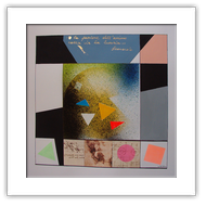 La passione dell'anima tecnica mista su carta 1995 cm 50x50