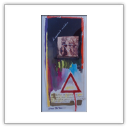 Esprit de geometrie -tecnica mista su carta-1995 30x45 